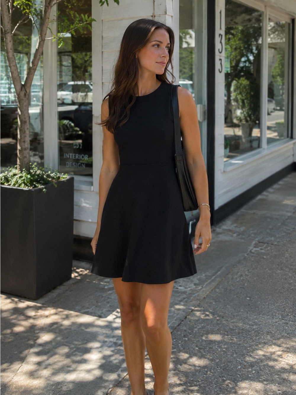 J. Crew Black Knit Dress